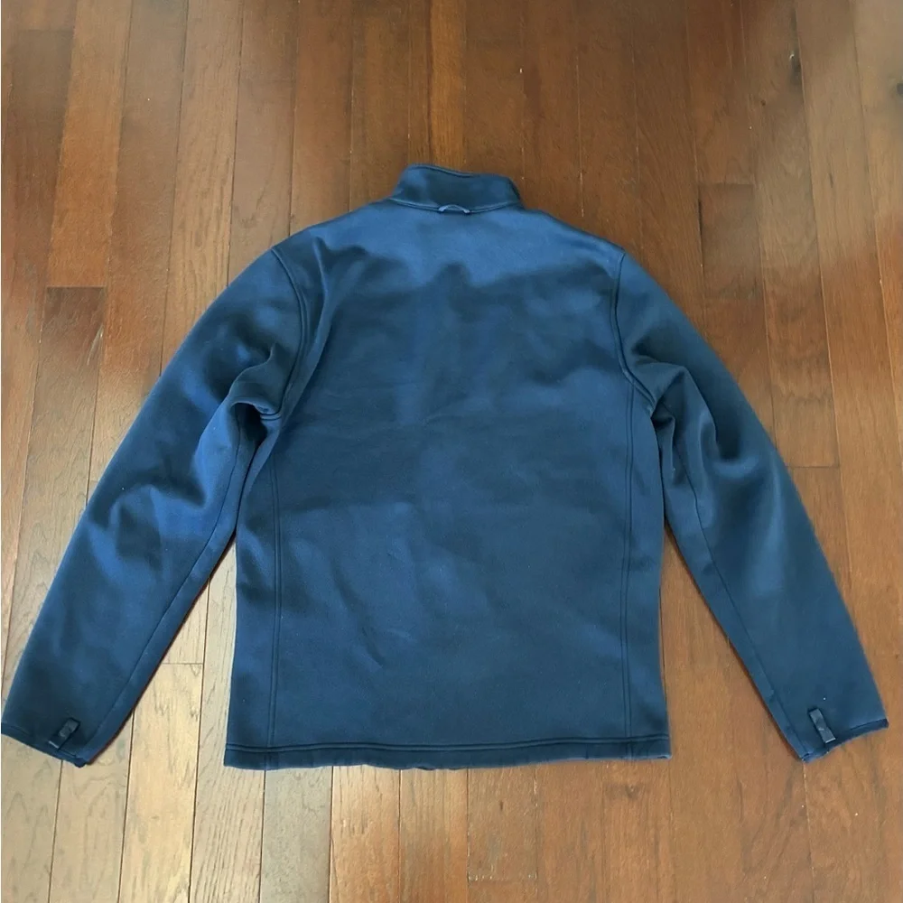 The North Face Men’s FleeceJacket Navy Blue Sz Large Full Zip Zipped Pockets